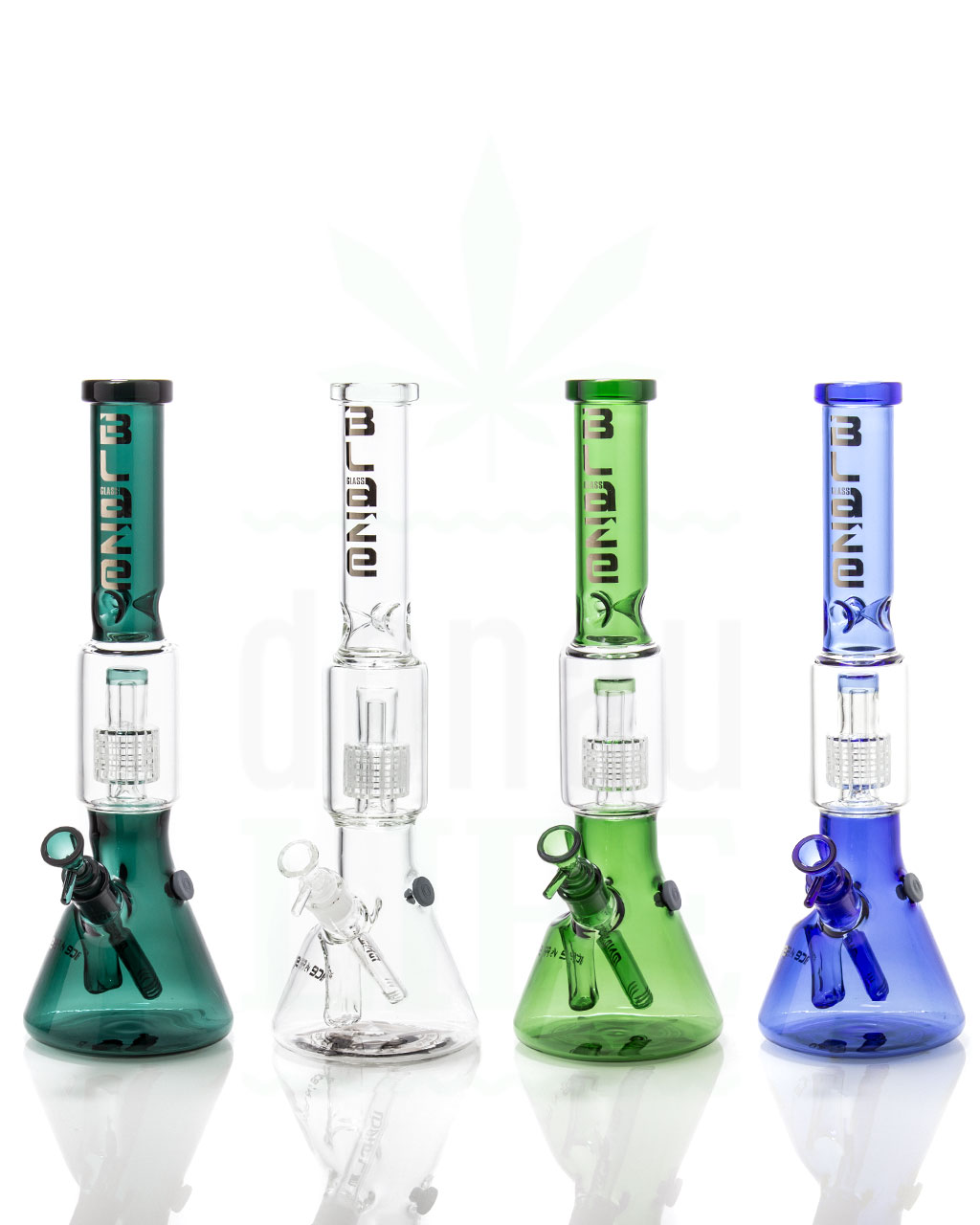 BLAZE GLASS Beakerbong 'Joe' mit Trommelperkolator | 40 cm