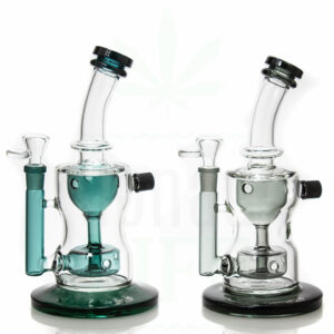 BLAZE GLASS Recycle Bubbler 'Aggo' | 25 cm