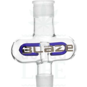 BLAZE GLASS Steckbongmittelteil 'Double Bubbler'