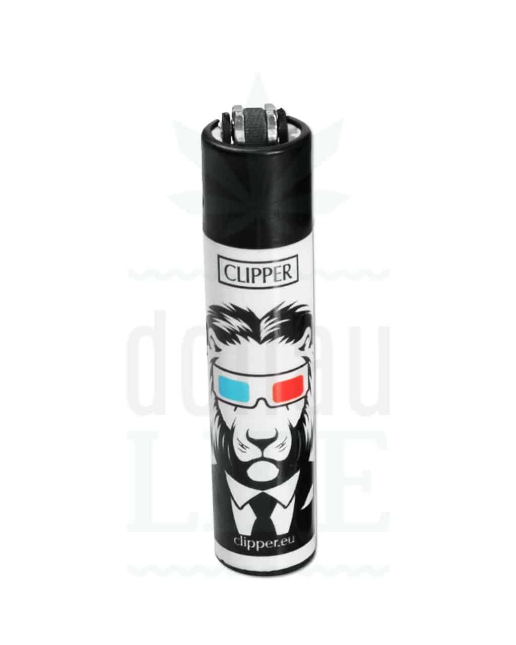 CLIPPER Bong Feuerzeug '3D Animals'