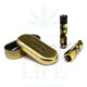CLIPPER Metall Feuerzeug 'Gold Leafs'