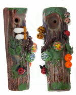 EMPIRE GLASSWORKS Glaspfeife 'Moosbewachsender Baumstamm' | 12 cm