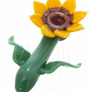 EMPIRE GLASSWORKS Glaspfeife 'Sonnenblume' | 14 cm