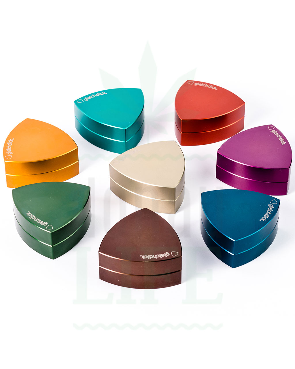 GLEICHDICK Aluminium Grinder 2-teilig | Ø 42 mm