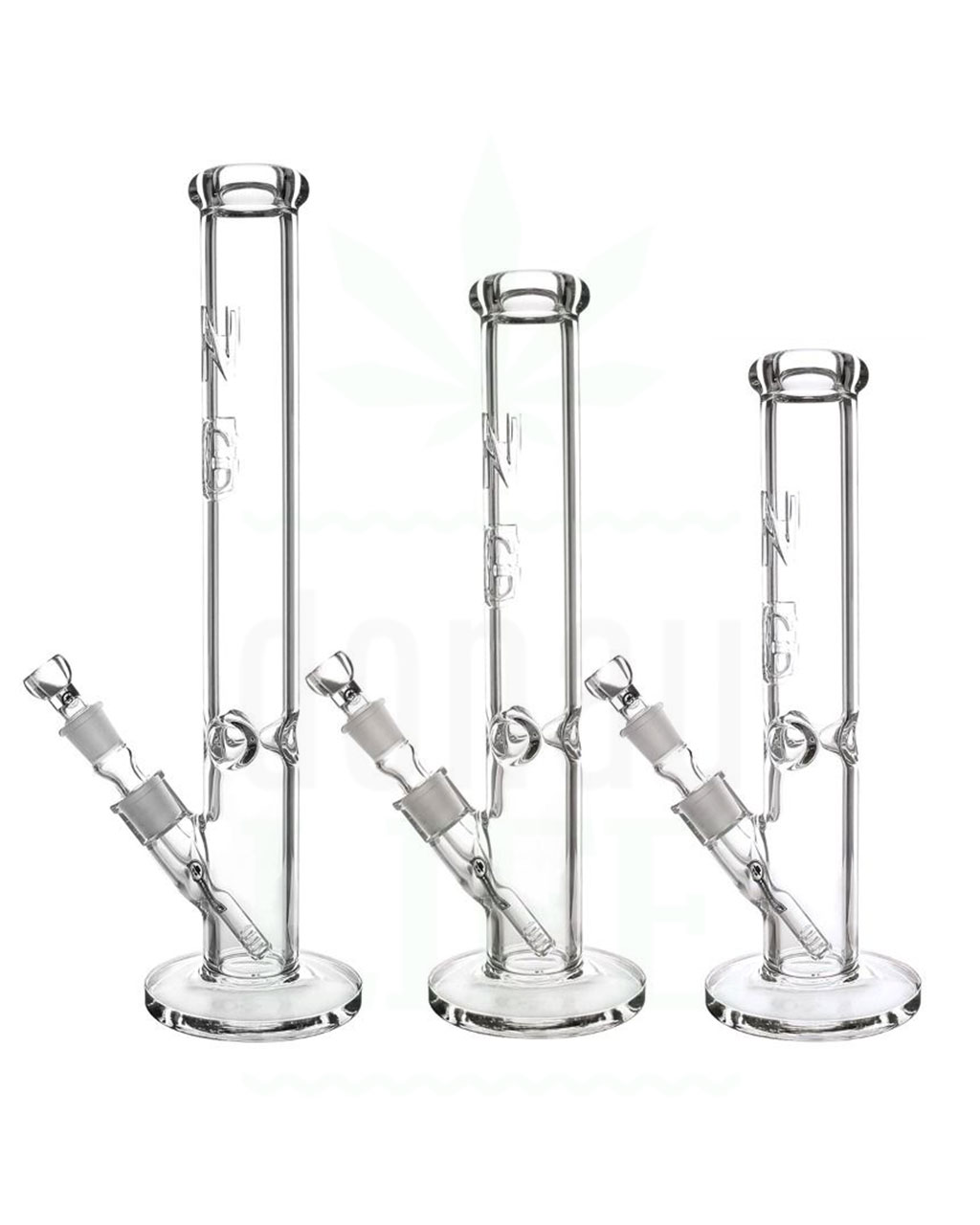 HEISENBERG Glasbong 'Deep Impact' 7mm | 30|40|50 cm