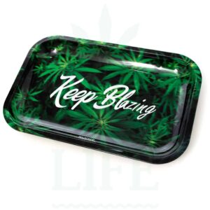 SMOKE ARSENAL Rolling Tray | 'Keep Blazing'