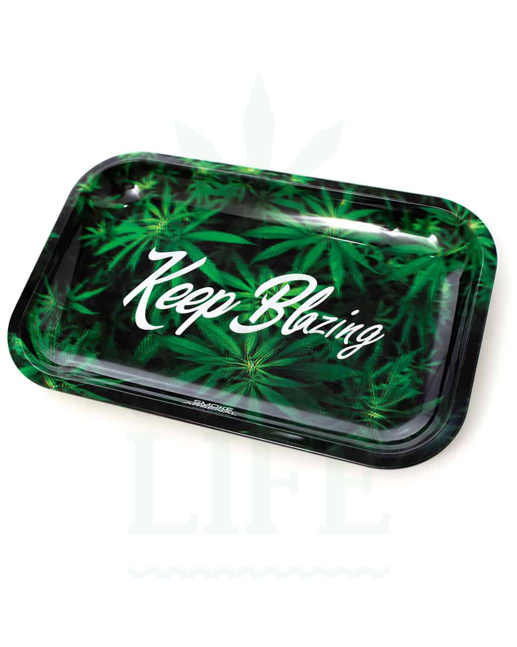 SMOKE ARSENAL Rolling Tray | 'Keep Blazing'