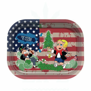 SMOKE ARSENAL Rolling Tray S | 'The World is yours'