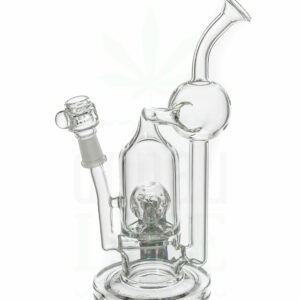 PURE GLASS Dabrig 'Solaris' mit Inline Recycler | 19 cm