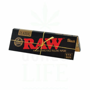 RAW Black Organic Hemp 1 1/4  | 50 Blatt