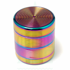 BLACK LEAF Regenbogen Grinder 'Rainbow Warrior' | 4-teilig