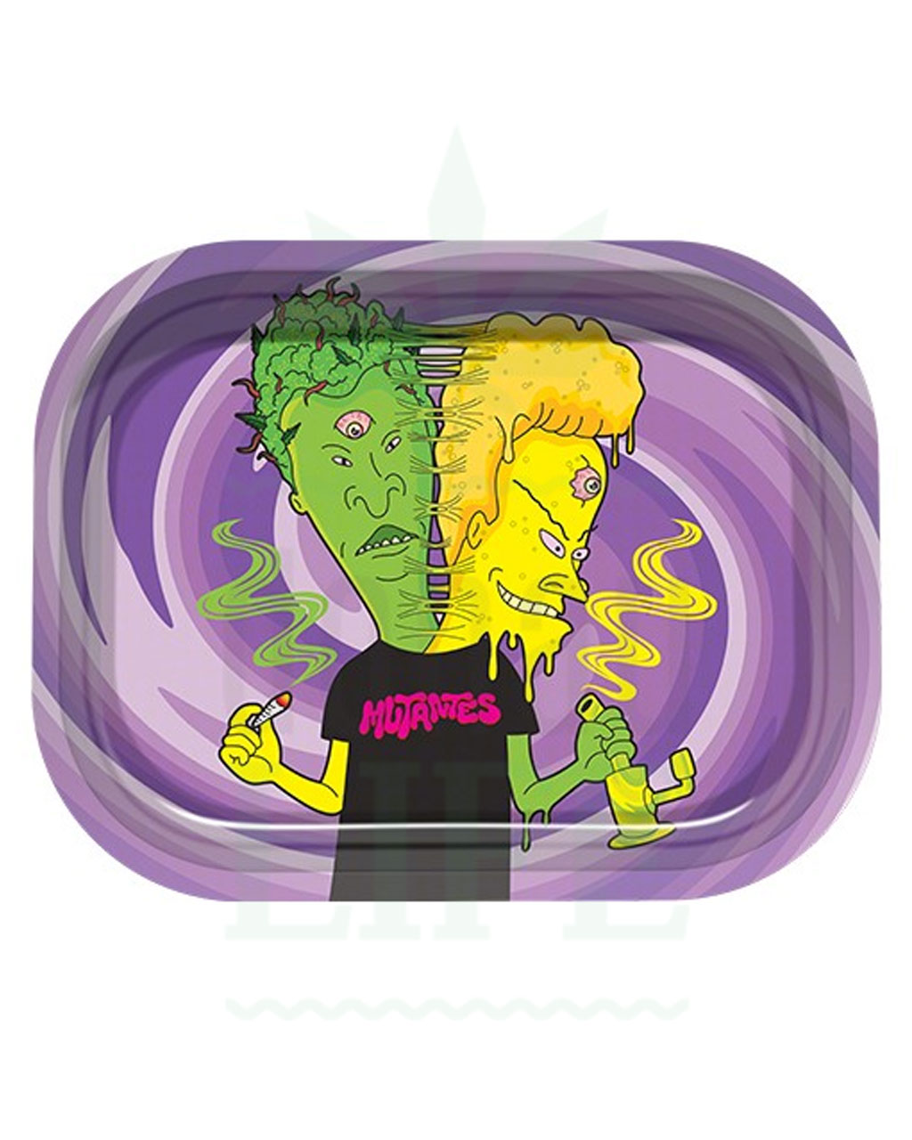 SMOKE ARSENAL Rolling Tray S | 'Dabbers & Butthead'