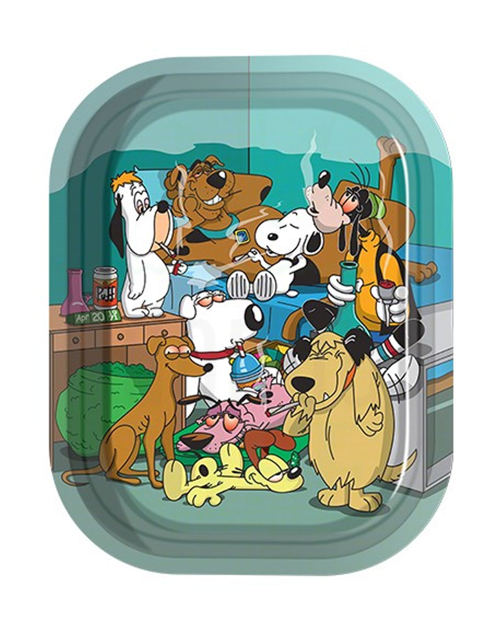 SMOKE ARSENAL Rolling Tray S | 'Doggies'