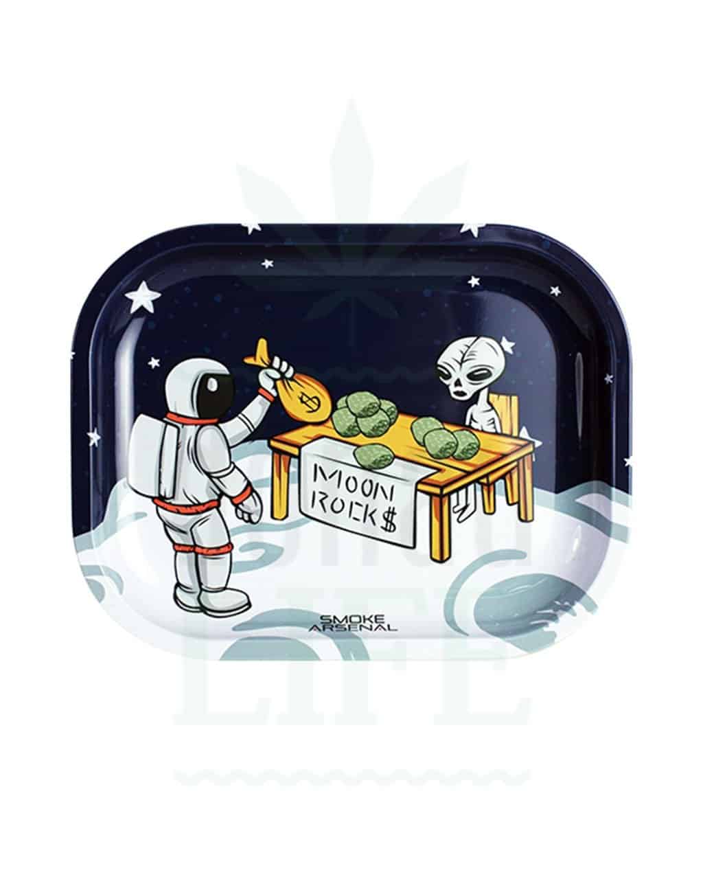 SMOKE ARSENAL Rolling Tray S | 'Moon Rocks'