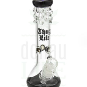 THUG LIFE Beakerbong 'Black Frog' | 30 cm