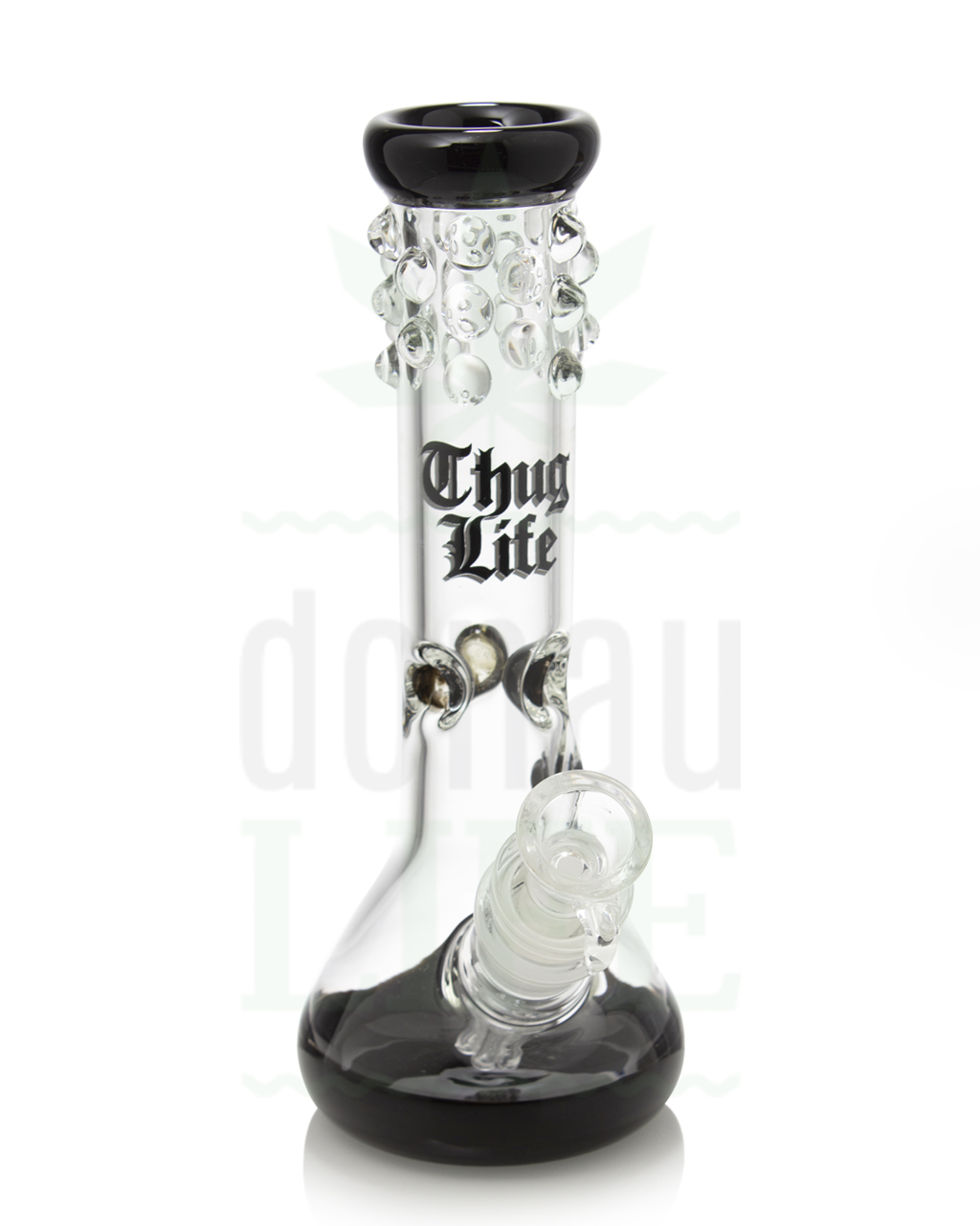 THUG LIFE Beakerbong 'Black Frog' | 30 cm